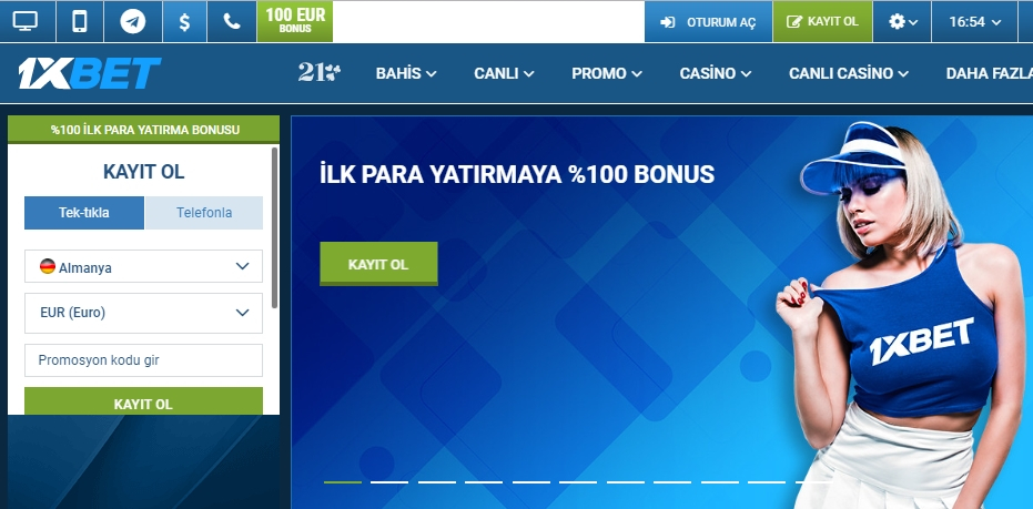 Lübnan'da 1xBet Kaydı