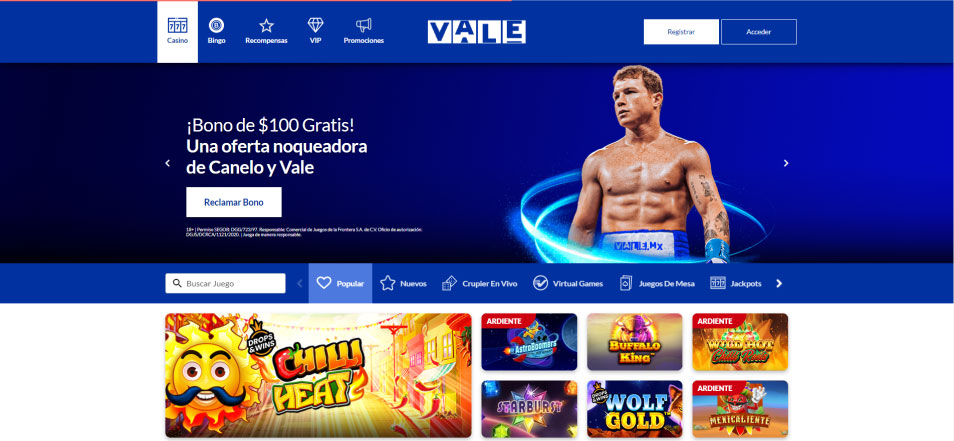 Casino Vale, oyuncularına 7/24 müşteri desteği sunar